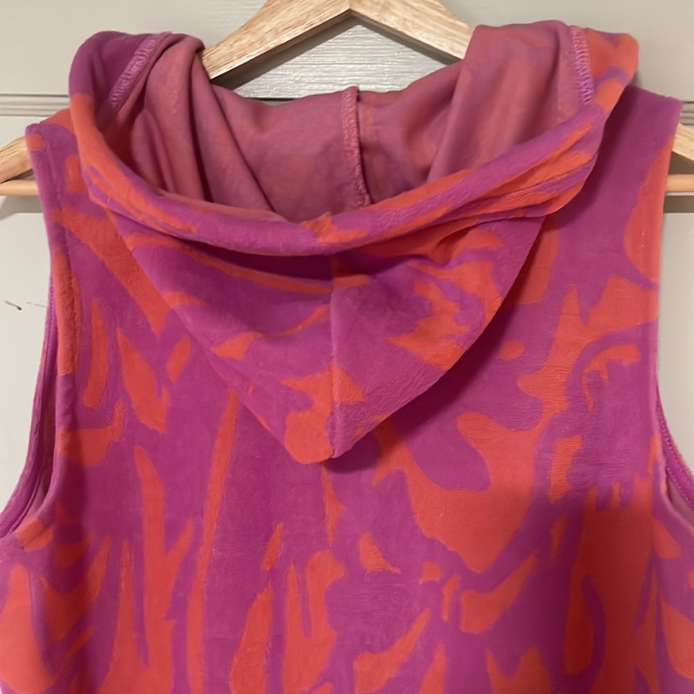 Tribal sport Pink and Orange Sleeveless Hoodie cover up
Dress - Picture 6 of 8